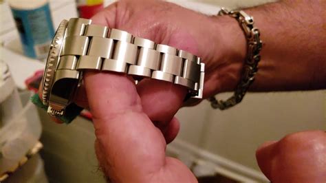 rolex bracelet scratches easily|removing scratches from rolex bracelet.